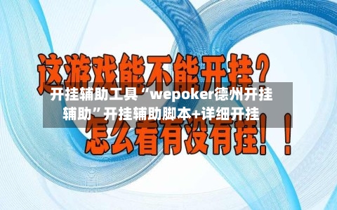 开挂辅助工具“wepoker德州开挂辅助”开挂辅助脚本+详细开挂-第3张图片