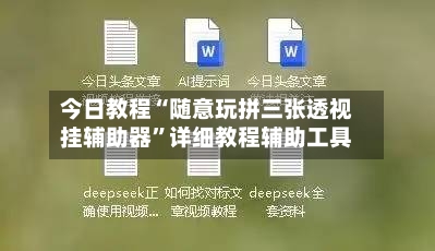今日教程“随意玩拼三张透视挂辅助器	”详细教程辅助工具-第2张图片