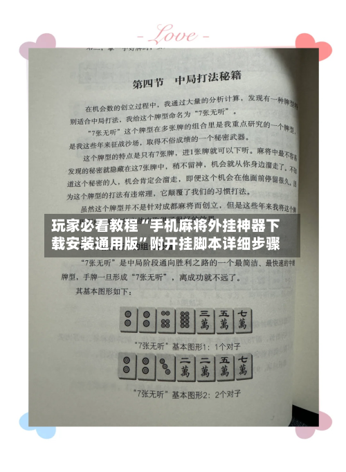 玩家必看教程“手机麻将外挂神器下载安装通用版”附开挂脚本详细步骤-第2张图片