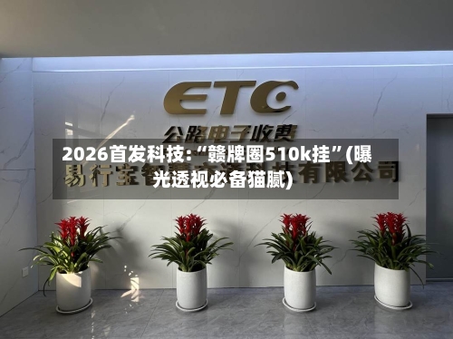 2026首发科技:“赣牌圈510k挂”(曝光透视必备猫腻)-第2张图片