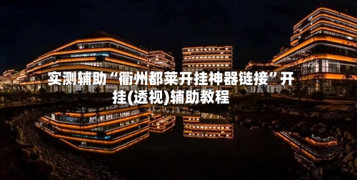 实测辅助“衢州都莱开挂神器链接”开挂(透视)辅助教程-第2张图片