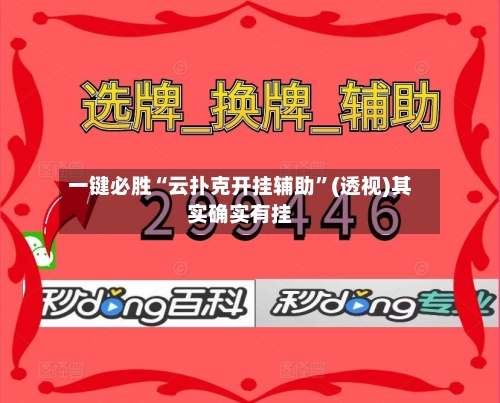 一键必胜“云扑克开挂辅助”(透视)其实确实有挂-第2张图片