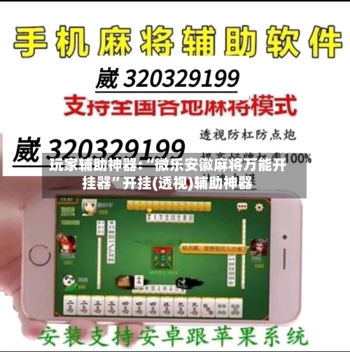 玩家辅助神器:“微乐安徽麻将万能开挂器”开挂(透视)辅助神器-第3张图片