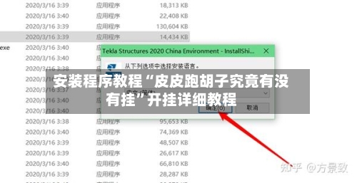 安装程序教程“皮皮跑胡子究竟有没有挂”开挂详细教程-第3张图片