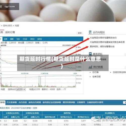期货延时行情(期货延时是什么意思)-第2张图片
