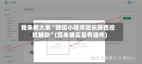 我来教大家“微信小程序微乐陕西挖坑辅助”(原来确实是有插件)-第2张图片