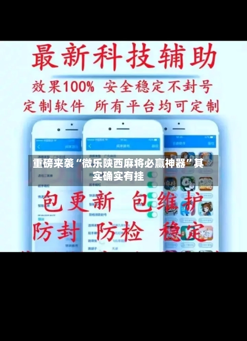 重磅来袭“微乐陕西麻将必赢神器”其实确实有挂