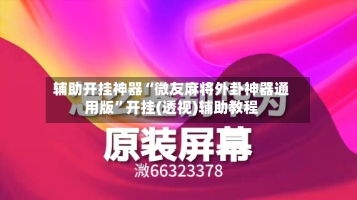 辅助开挂神器“微友麻将外卦神器通用版”开挂(透视)辅助教程-第2张图片