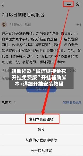 辅助神器“微信链接金花开挂免费版”开挂辅助脚本+详细开挂安装教程-第2张图片