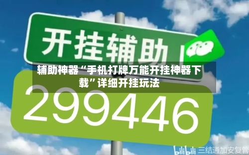 辅助神器“手机打牌万能开挂神器下载”详细开挂玩法-第3张图片