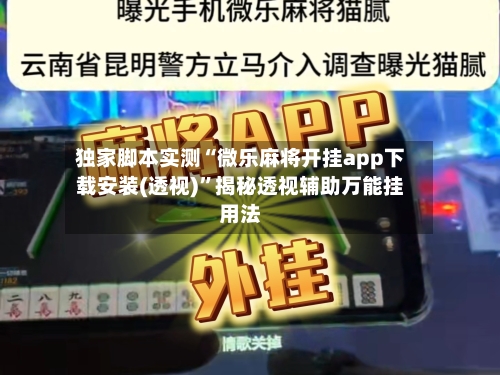 独家脚本实测“微乐麻将开挂app下载安装(透视)”揭秘透视辅助万能挂用法-第2张图片