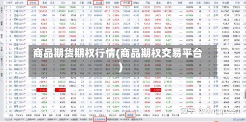 商品期货期权行情(商品期权交易平台)-第2张图片