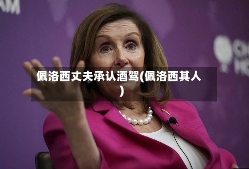佩洛西丈夫承认酒驾(佩洛西其人)